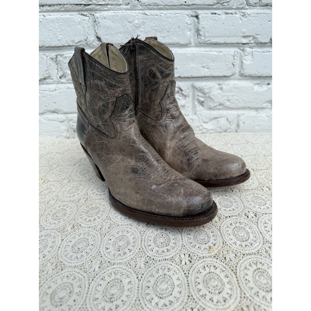 Roger’s Boots Women’s Leather Low Cowboy Boots Size 10